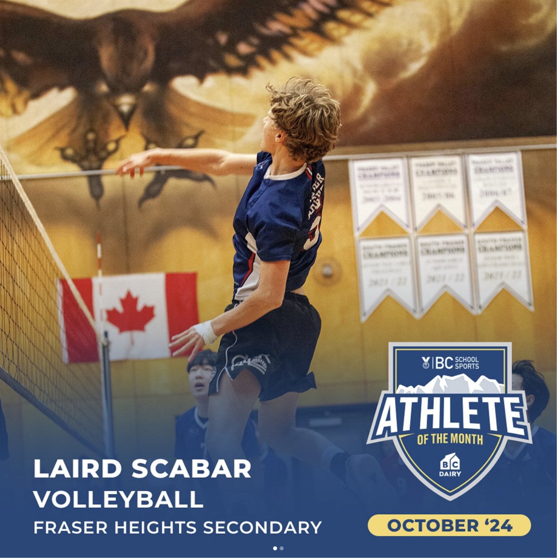 BC School Sports Athlete of the Month, October 2024